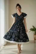 Black Rayon Dress